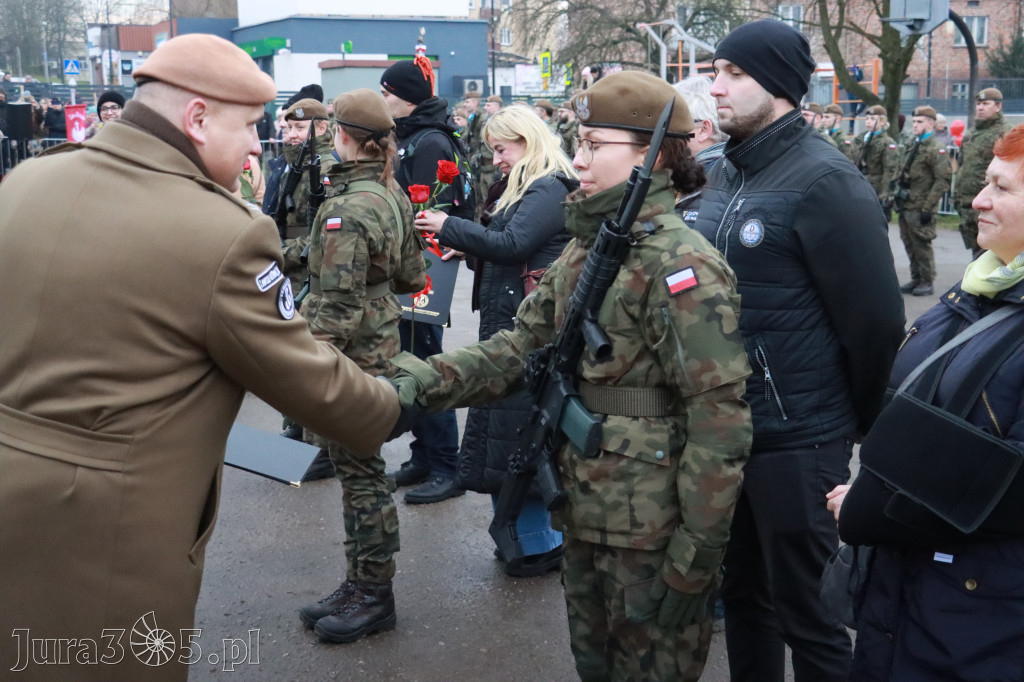 Fotorelacja: Uroczysta przysięga wojskowa 13. Śląskiej Brygady Obrony Terytorialnej w Myszkowie