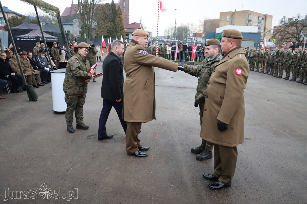Fotorelacja: Uroczysta przysięga wojskowa 13. Śląskiej Brygady Obrony Terytorialnej w Myszkowie