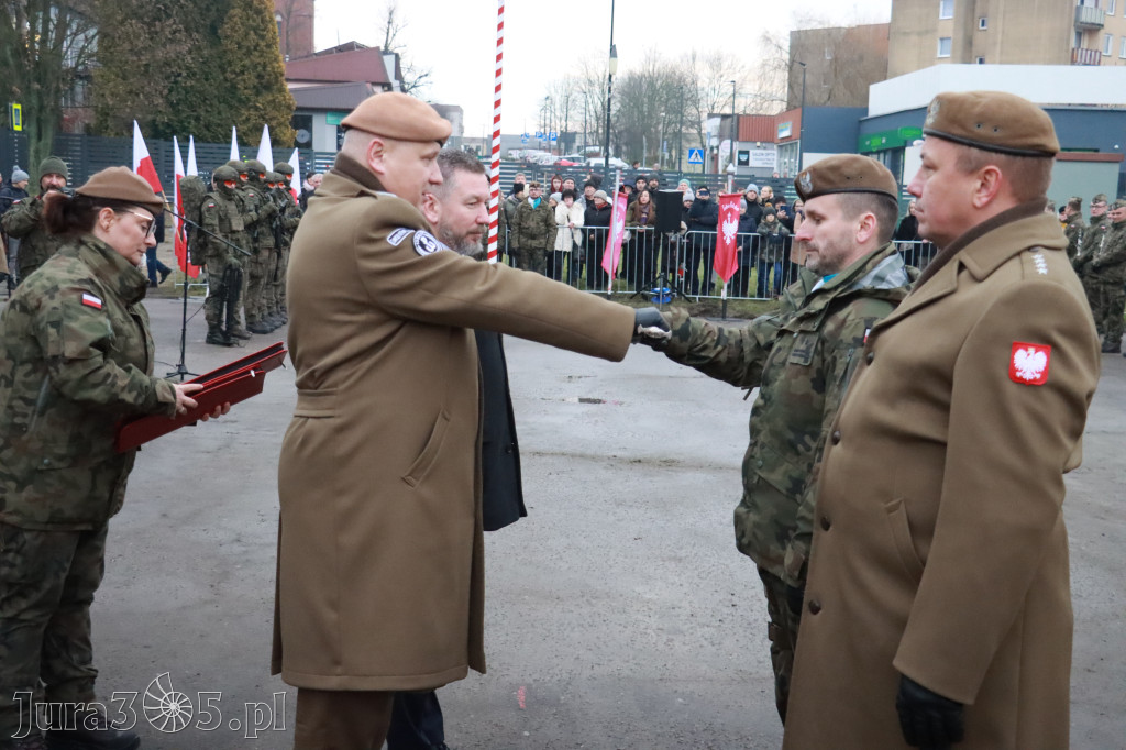 Fotorelacja: Uroczysta przysięga wojskowa 13. Śląskiej Brygady Obrony Terytorialnej w Myszkowie