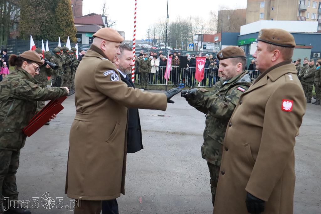 Fotorelacja: Uroczysta przysięga wojskowa 13. Śląskiej Brygady Obrony Terytorialnej w Myszkowie