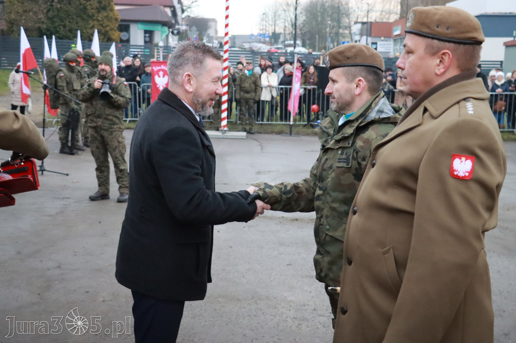 Fotorelacja: Uroczysta przysięga wojskowa 13. Śląskiej Brygady Obrony Terytorialnej w Myszkowie
