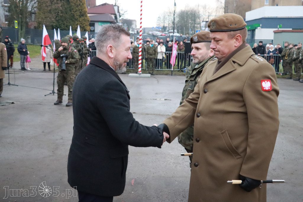Fotorelacja: Uroczysta przysięga wojskowa 13. Śląskiej Brygady Obrony Terytorialnej w Myszkowie