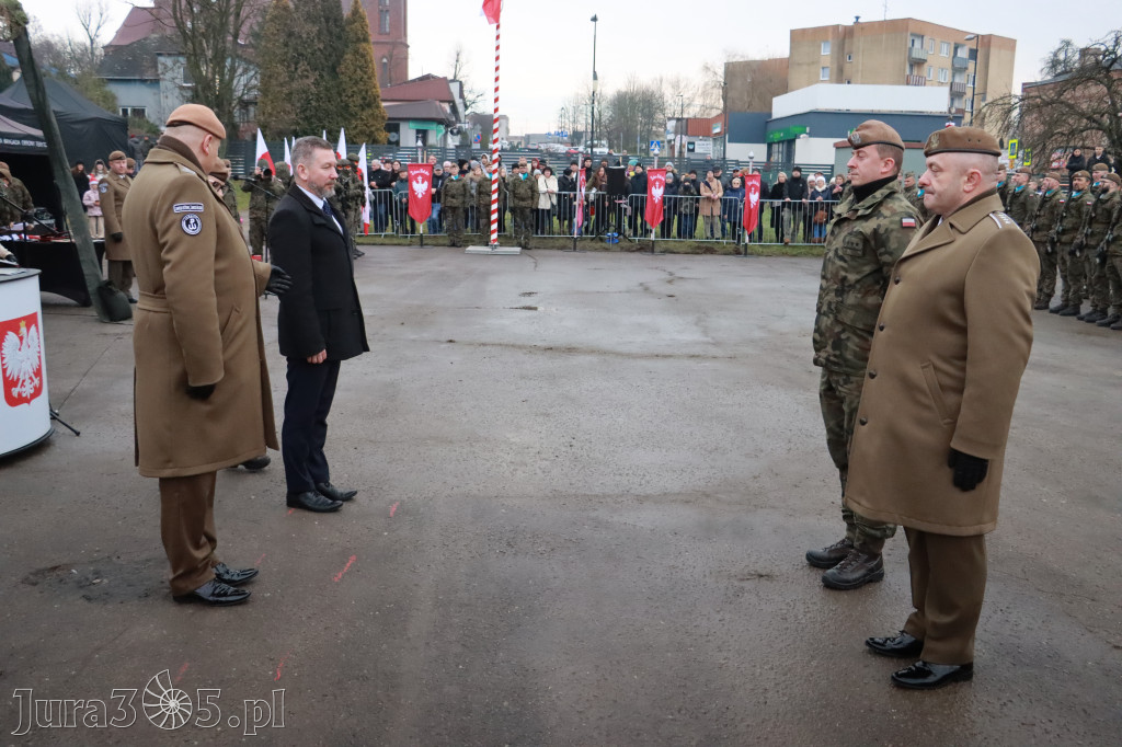 Fotorelacja: Uroczysta przysięga wojskowa 13. Śląskiej Brygady Obrony Terytorialnej w Myszkowie