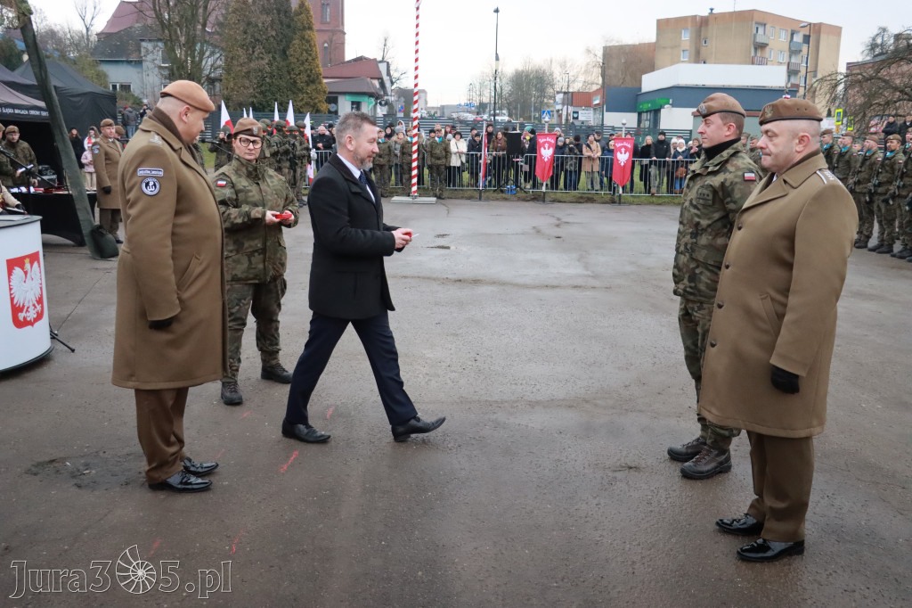 Fotorelacja: Uroczysta przysięga wojskowa 13. Śląskiej Brygady Obrony Terytorialnej w Myszkowie
