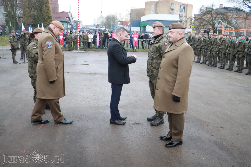 Fotorelacja: Uroczysta przysięga wojskowa 13. Śląskiej Brygady Obrony Terytorialnej w Myszkowie