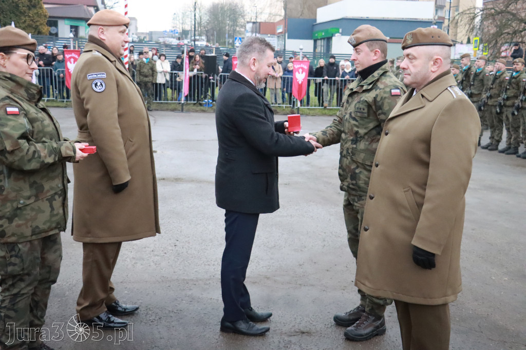Fotorelacja: Uroczysta przysięga wojskowa 13. Śląskiej Brygady Obrony Terytorialnej w Myszkowie