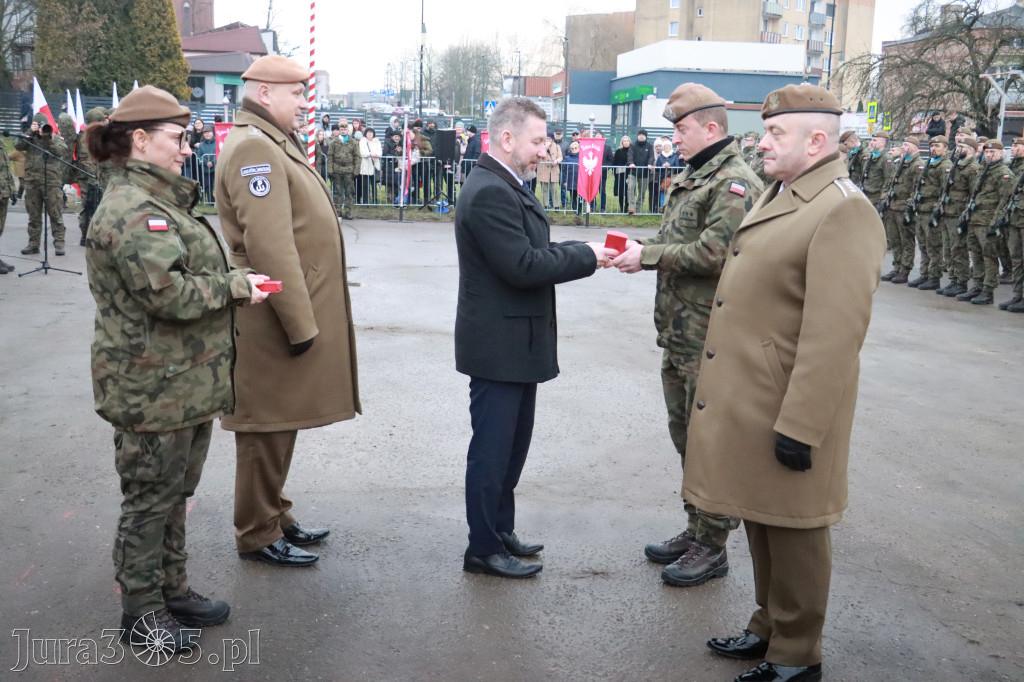 Fotorelacja: Uroczysta przysięga wojskowa 13. Śląskiej Brygady Obrony Terytorialnej w Myszkowie