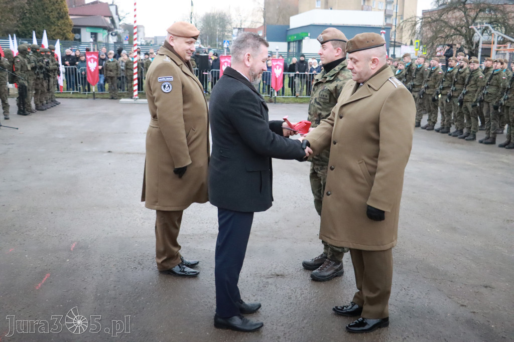 Fotorelacja: Uroczysta przysięga wojskowa 13. Śląskiej Brygady Obrony Terytorialnej w Myszkowie