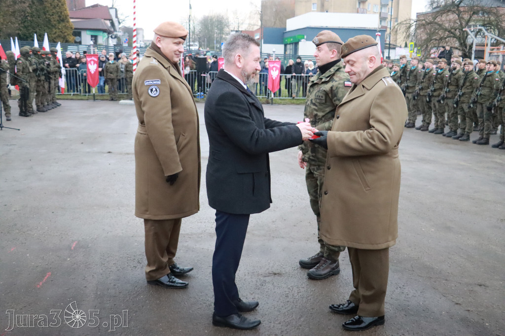 Fotorelacja: Uroczysta przysięga wojskowa 13. Śląskiej Brygady Obrony Terytorialnej w Myszkowie