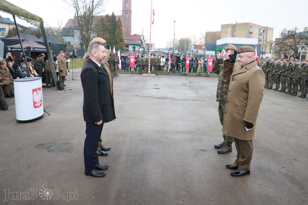 Fotorelacja: Uroczysta przysięga wojskowa 13. Śląskiej Brygady Obrony Terytorialnej w Myszkowie