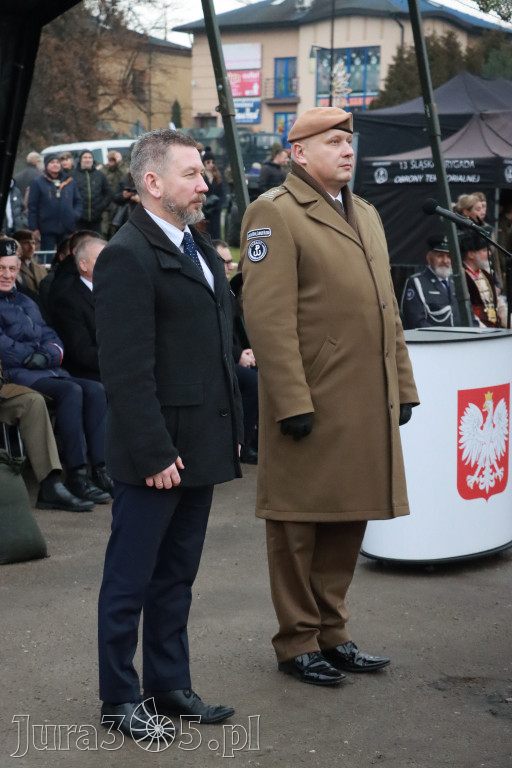 Fotorelacja: Uroczysta przysięga wojskowa 13. Śląskiej Brygady Obrony Terytorialnej w Myszkowie