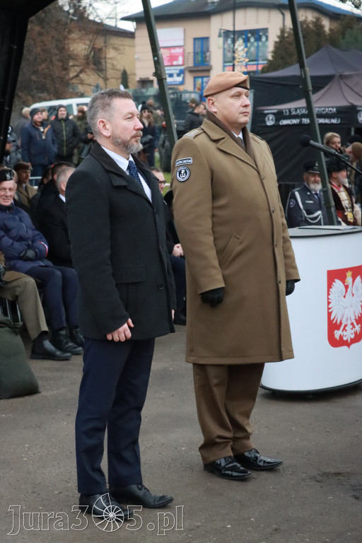 Fotorelacja: Uroczysta przysięga wojskowa 13. Śląskiej Brygady Obrony Terytorialnej w Myszkowie