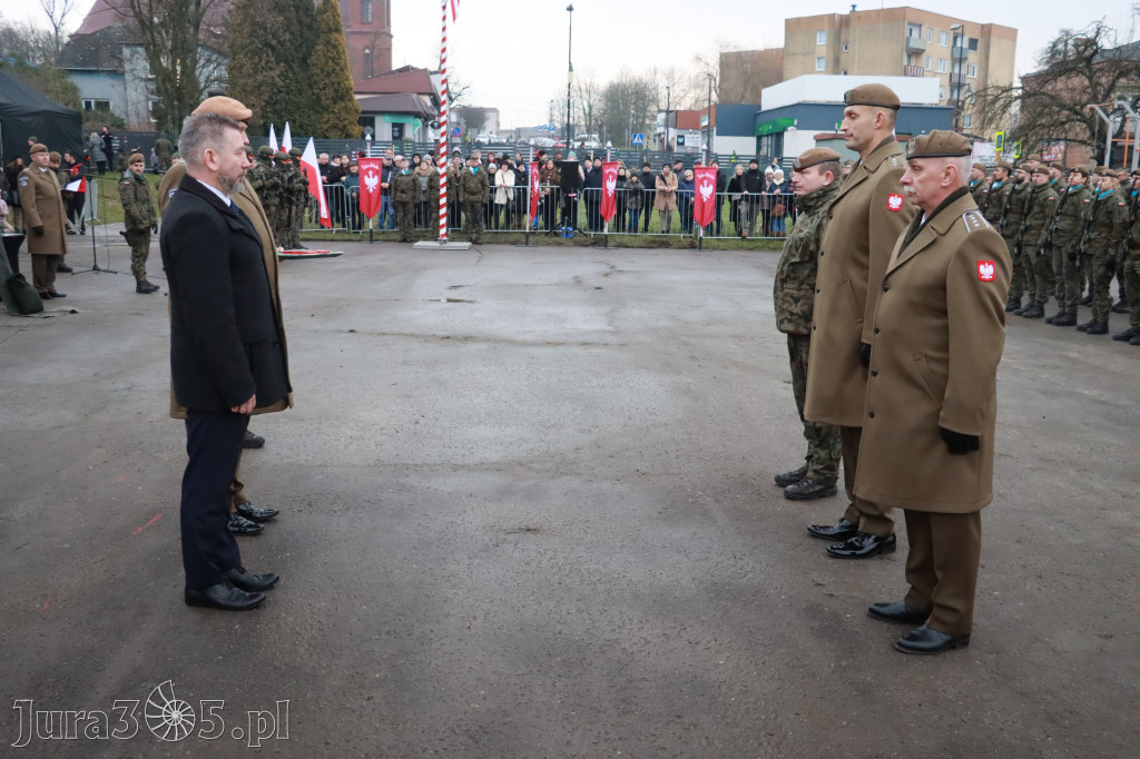 Fotorelacja: Uroczysta przysięga wojskowa 13. Śląskiej Brygady Obrony Terytorialnej w Myszkowie