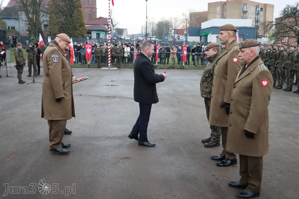 Fotorelacja: Uroczysta przysięga wojskowa 13. Śląskiej Brygady Obrony Terytorialnej w Myszkowie