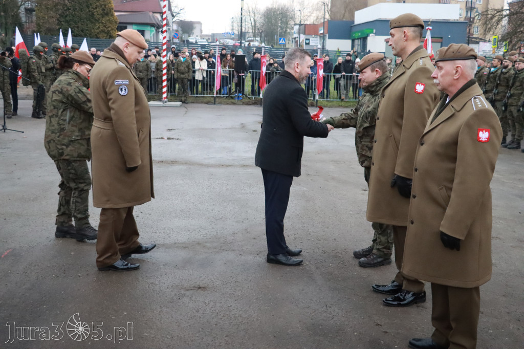 Fotorelacja: Uroczysta przysięga wojskowa 13. Śląskiej Brygady Obrony Terytorialnej w Myszkowie