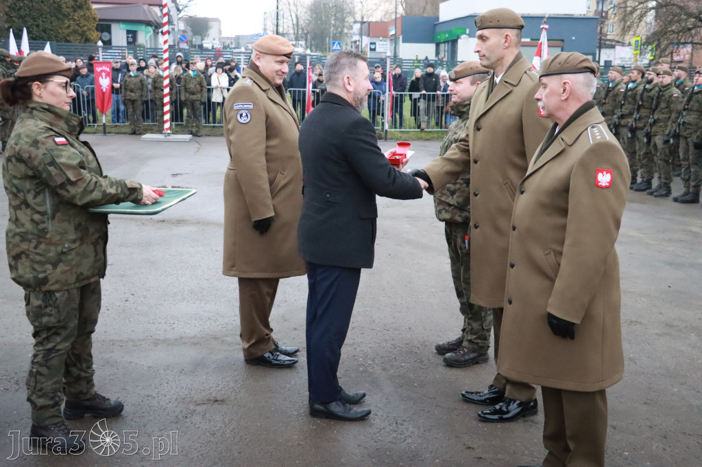 Fotorelacja: Uroczysta przysięga wojskowa 13. Śląskiej Brygady Obrony Terytorialnej w Myszkowie