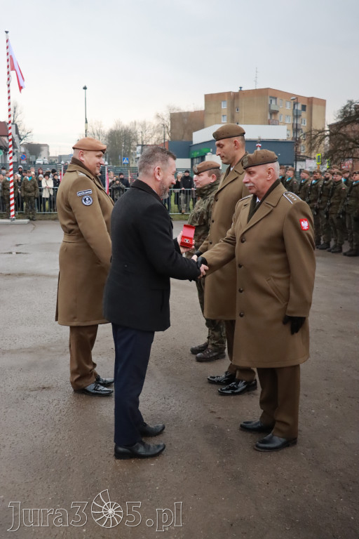 Fotorelacja: Uroczysta przysięga wojskowa 13. Śląskiej Brygady Obrony Terytorialnej w Myszkowie