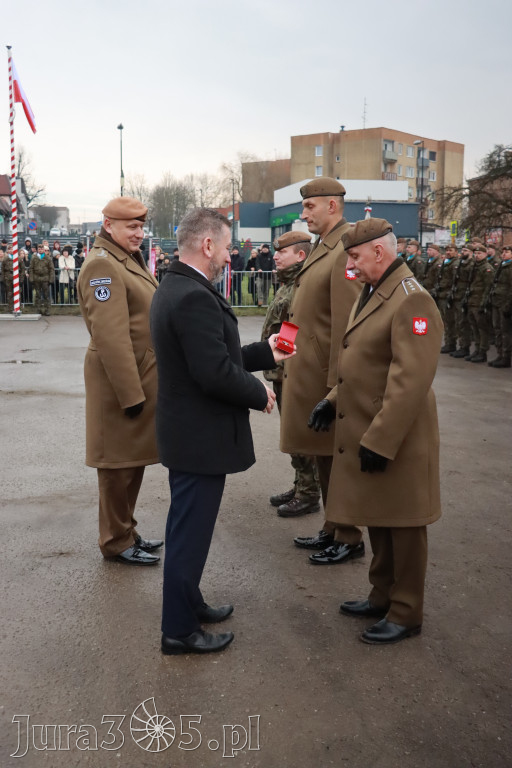 Fotorelacja: Uroczysta przysięga wojskowa 13. Śląskiej Brygady Obrony Terytorialnej w Myszkowie