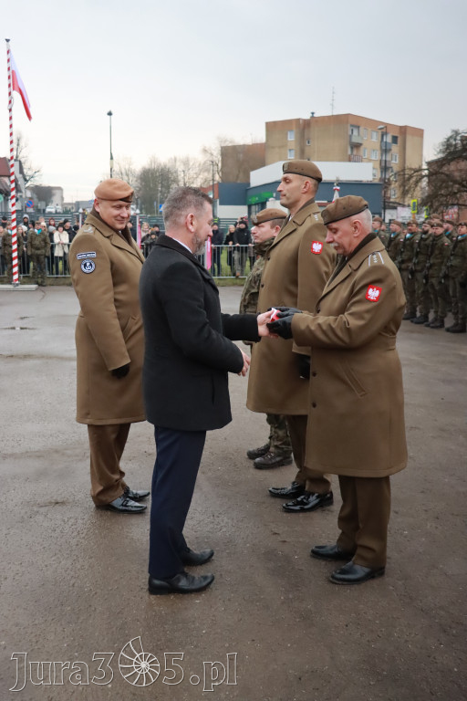 Fotorelacja: Uroczysta przysięga wojskowa 13. Śląskiej Brygady Obrony Terytorialnej w Myszkowie