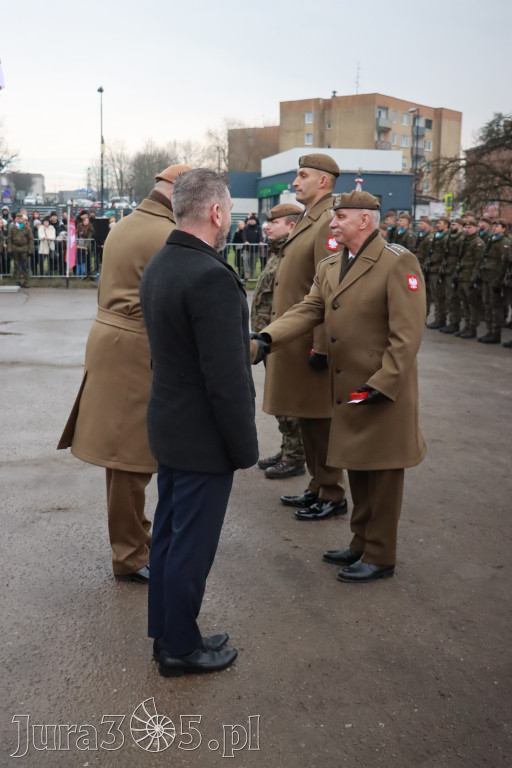 Fotorelacja: Uroczysta przysięga wojskowa 13. Śląskiej Brygady Obrony Terytorialnej w Myszkowie