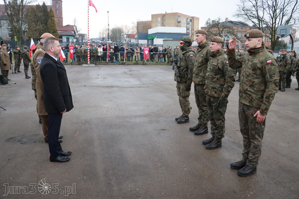 Fotorelacja: Uroczysta przysięga wojskowa 13. Śląskiej Brygady Obrony Terytorialnej w Myszkowie