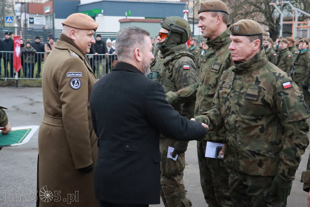 Fotorelacja: Uroczysta przysięga wojskowa 13. Śląskiej Brygady Obrony Terytorialnej w Myszkowie