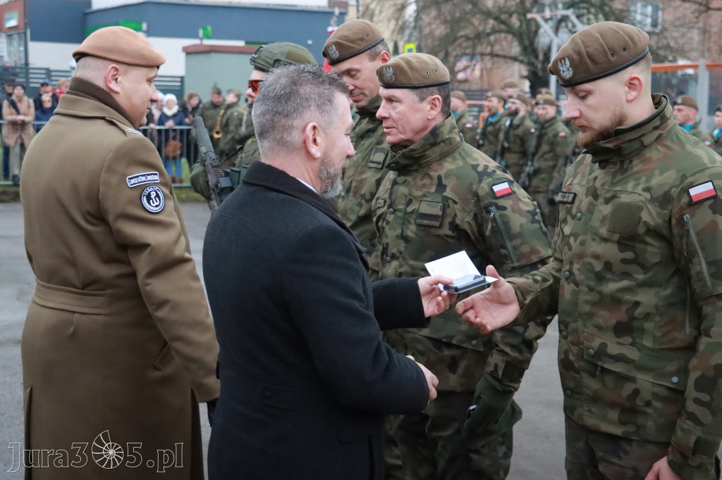 Fotorelacja: Uroczysta przysięga wojskowa 13. Śląskiej Brygady Obrony Terytorialnej w Myszkowie