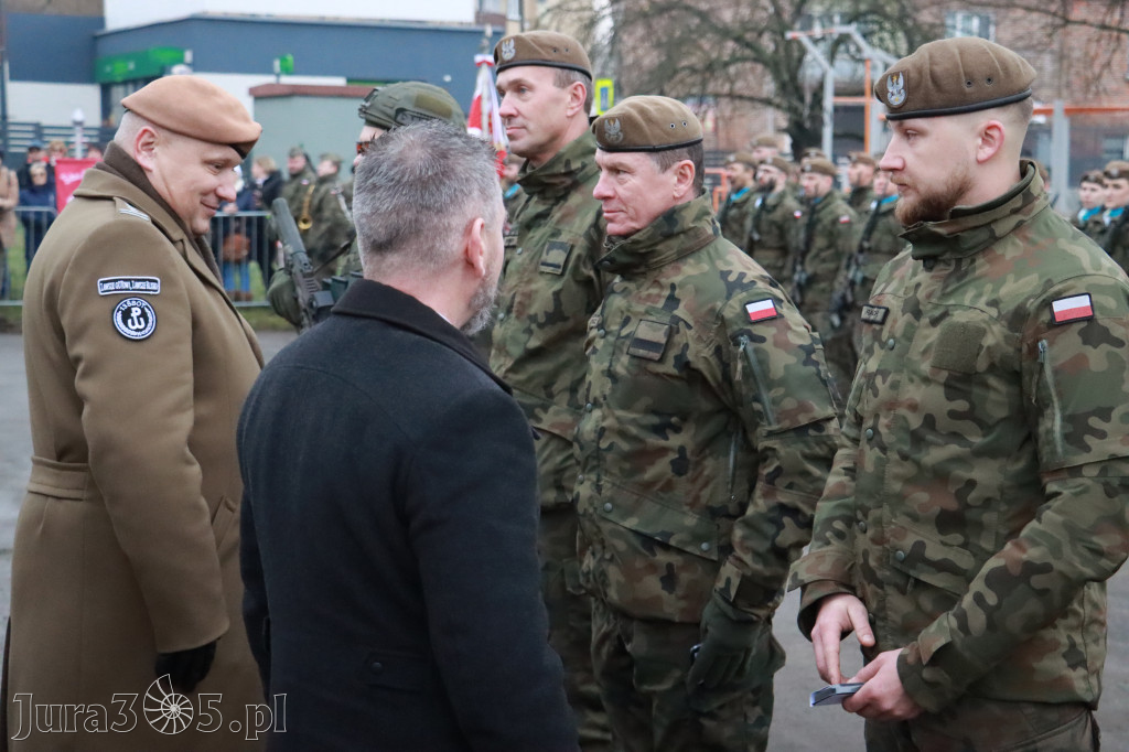 Fotorelacja: Uroczysta przysięga wojskowa 13. Śląskiej Brygady Obrony Terytorialnej w Myszkowie