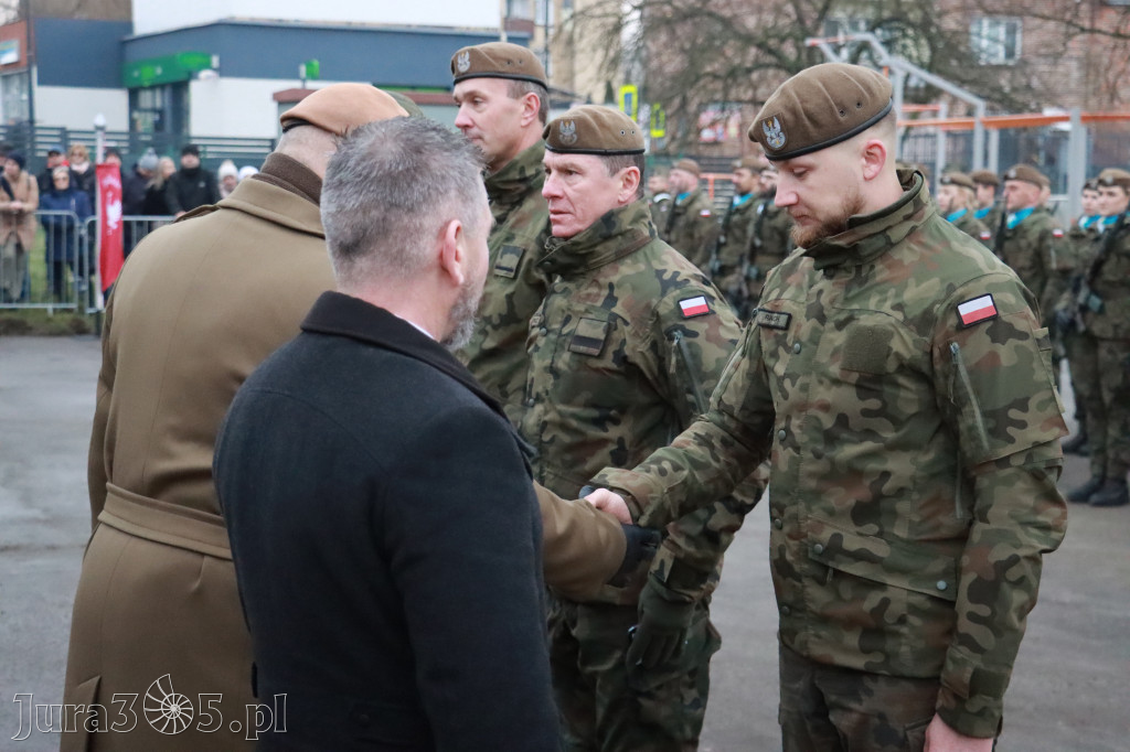 Fotorelacja: Uroczysta przysięga wojskowa 13. Śląskiej Brygady Obrony Terytorialnej w Myszkowie