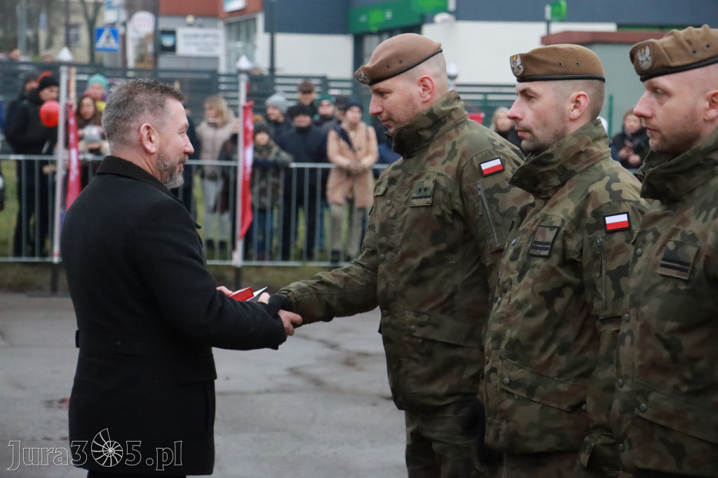 Fotorelacja: Uroczysta przysięga wojskowa 13. Śląskiej Brygady Obrony Terytorialnej w Myszkowie