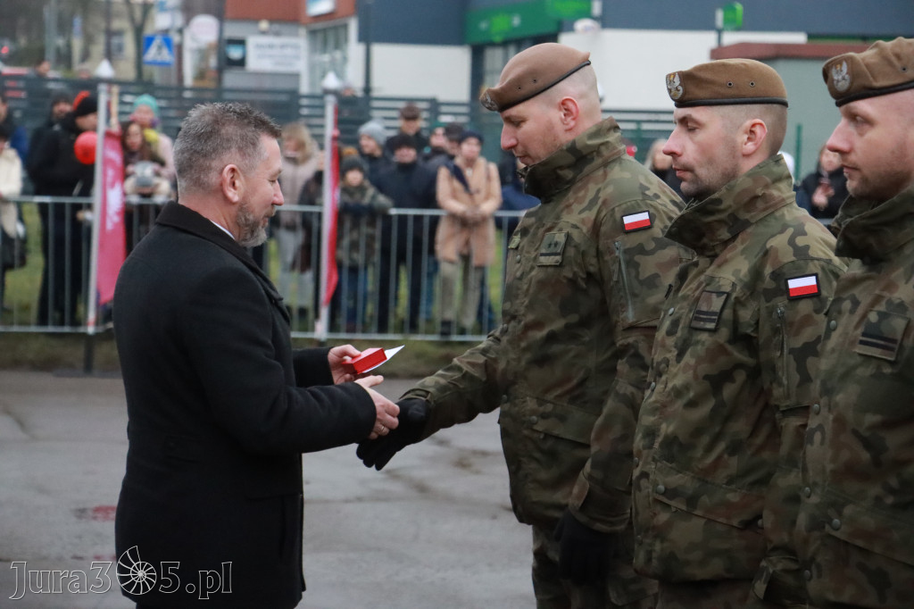 Fotorelacja: Uroczysta przysięga wojskowa 13. Śląskiej Brygady Obrony Terytorialnej w Myszkowie