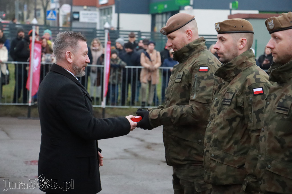 Fotorelacja: Uroczysta przysięga wojskowa 13. Śląskiej Brygady Obrony Terytorialnej w Myszkowie