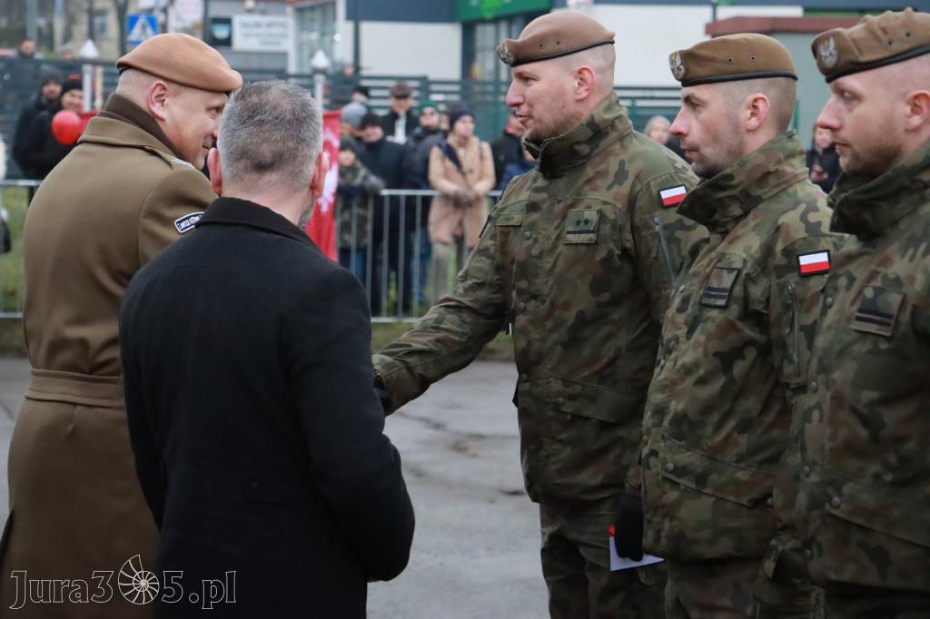 Fotorelacja: Uroczysta przysięga wojskowa 13. Śląskiej Brygady Obrony Terytorialnej w Myszkowie