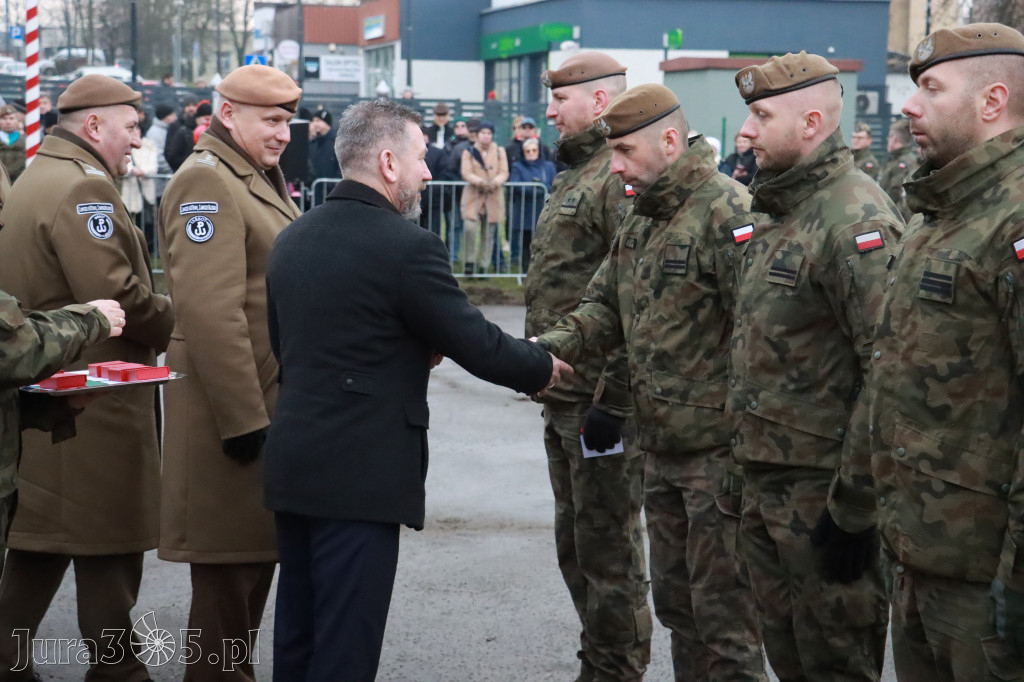 Fotorelacja: Uroczysta przysięga wojskowa 13. Śląskiej Brygady Obrony Terytorialnej w Myszkowie