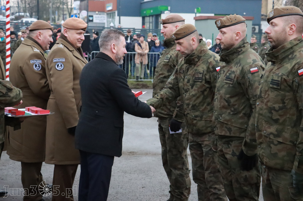 Fotorelacja: Uroczysta przysięga wojskowa 13. Śląskiej Brygady Obrony Terytorialnej w Myszkowie