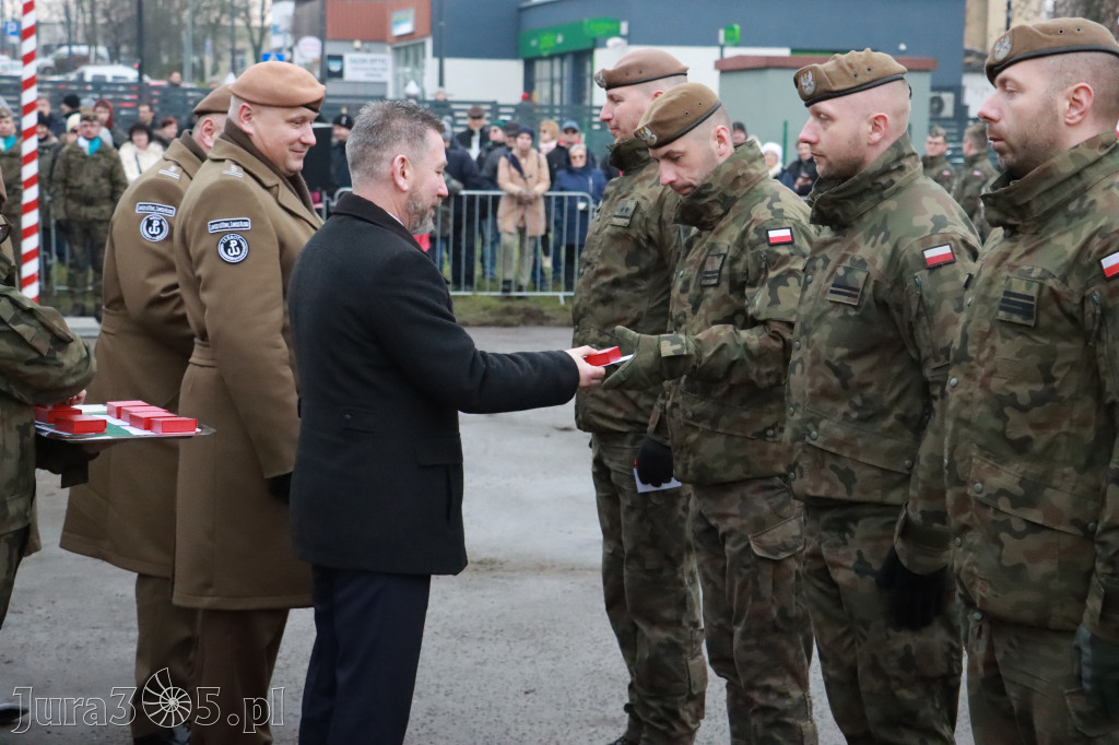 Fotorelacja: Uroczysta przysięga wojskowa 13. Śląskiej Brygady Obrony Terytorialnej w Myszkowie