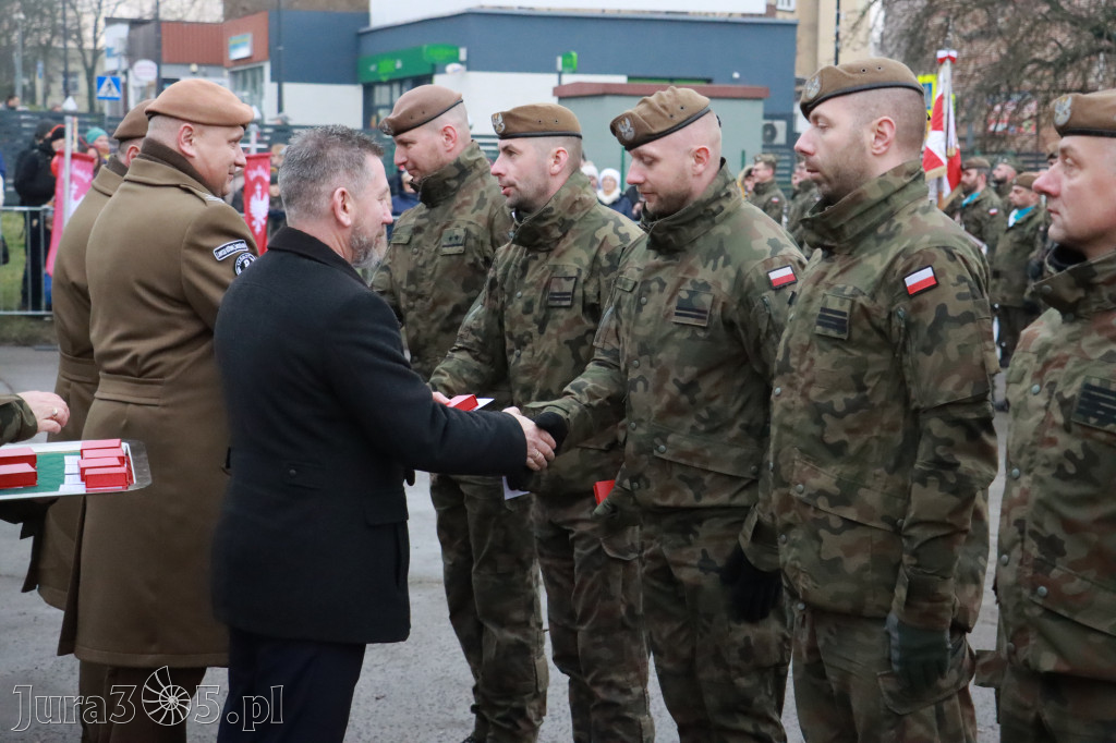 Fotorelacja: Uroczysta przysięga wojskowa 13. Śląskiej Brygady Obrony Terytorialnej w Myszkowie