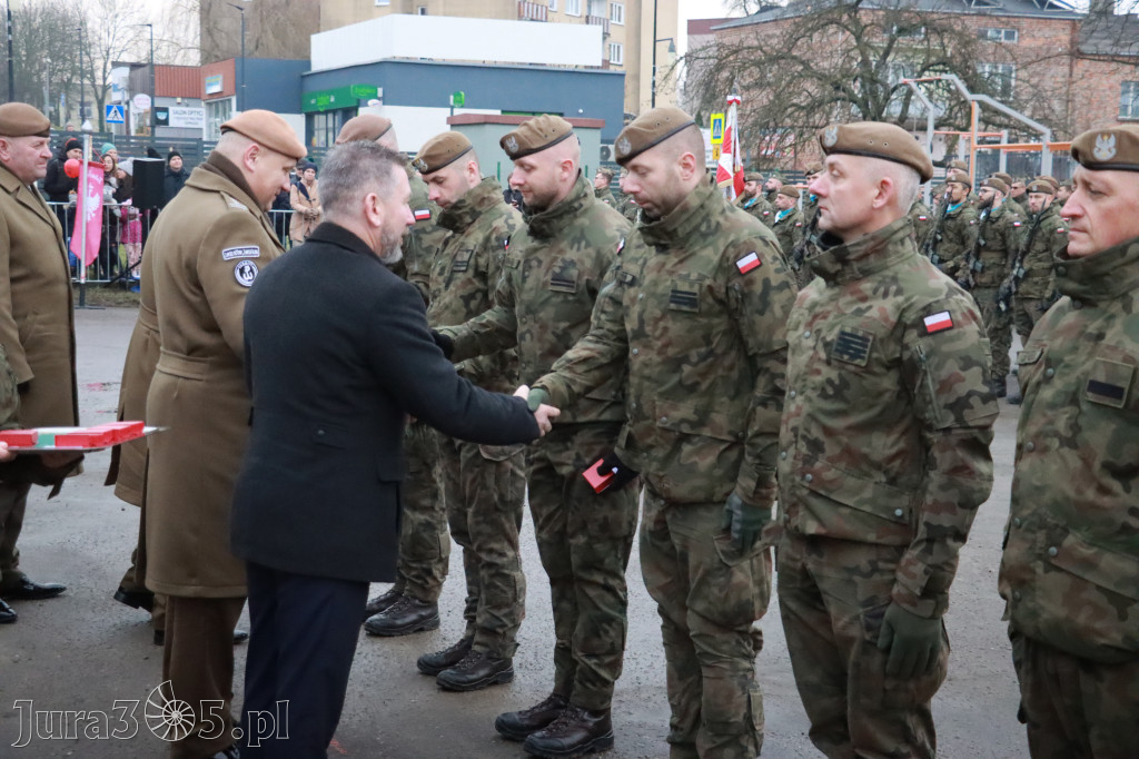 Fotorelacja: Uroczysta przysięga wojskowa 13. Śląskiej Brygady Obrony Terytorialnej w Myszkowie