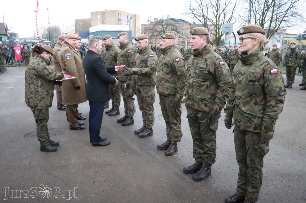 Fotorelacja: Uroczysta przysięga wojskowa 13. Śląskiej Brygady Obrony Terytorialnej w Myszkowie