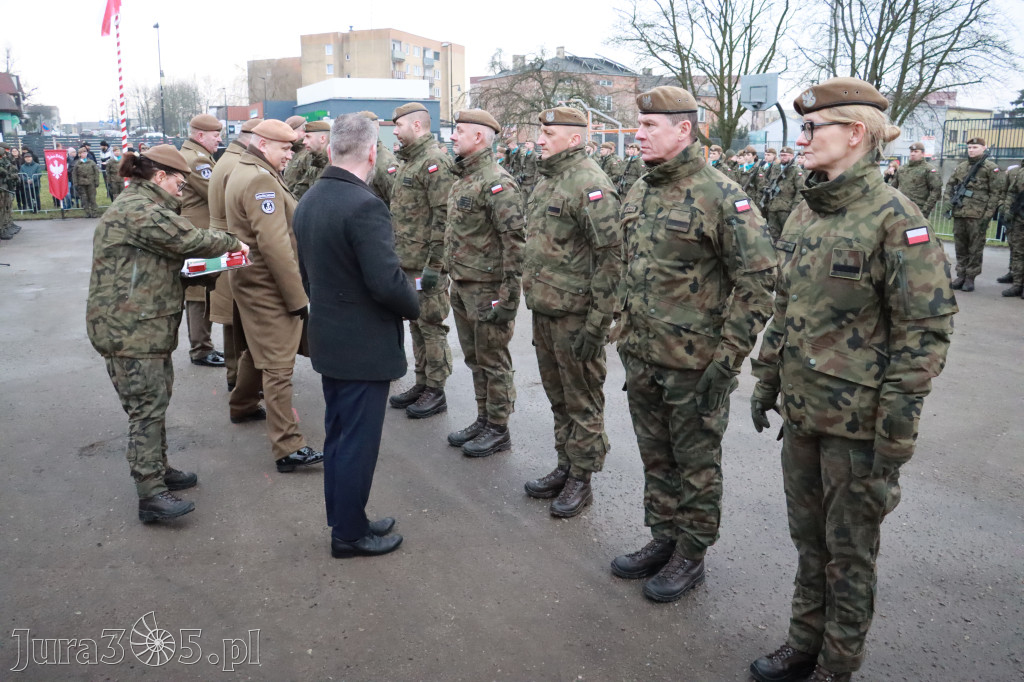 Fotorelacja: Uroczysta przysięga wojskowa 13. Śląskiej Brygady Obrony Terytorialnej w Myszkowie