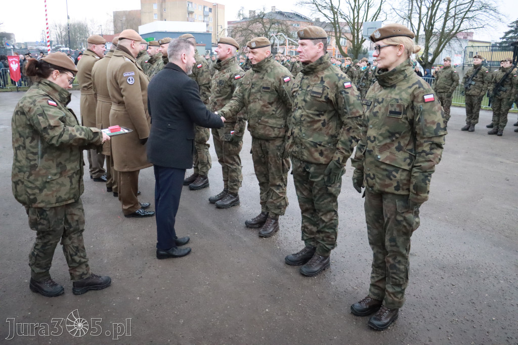 Fotorelacja: Uroczysta przysięga wojskowa 13. Śląskiej Brygady Obrony Terytorialnej w Myszkowie