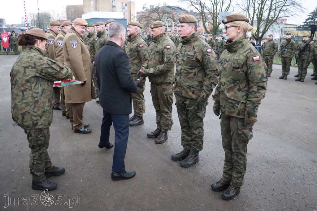 Fotorelacja: Uroczysta przysięga wojskowa 13. Śląskiej Brygady Obrony Terytorialnej w Myszkowie