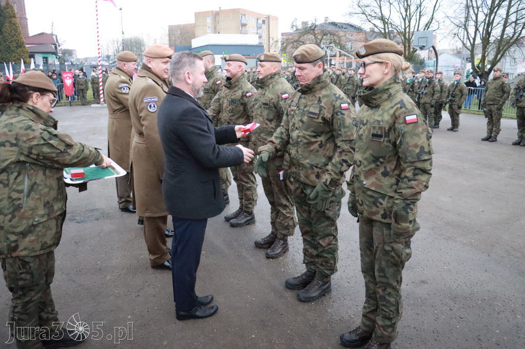 Fotorelacja: Uroczysta przysięga wojskowa 13. Śląskiej Brygady Obrony Terytorialnej w Myszkowie