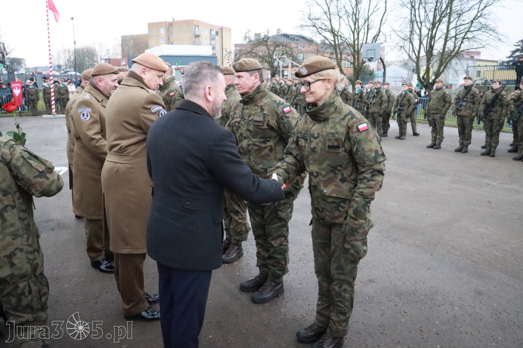Fotorelacja: Uroczysta przysięga wojskowa 13. Śląskiej Brygady Obrony Terytorialnej w Myszkowie