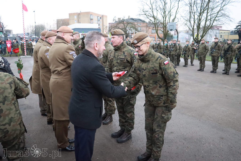 Fotorelacja: Uroczysta przysięga wojskowa 13. Śląskiej Brygady Obrony Terytorialnej w Myszkowie