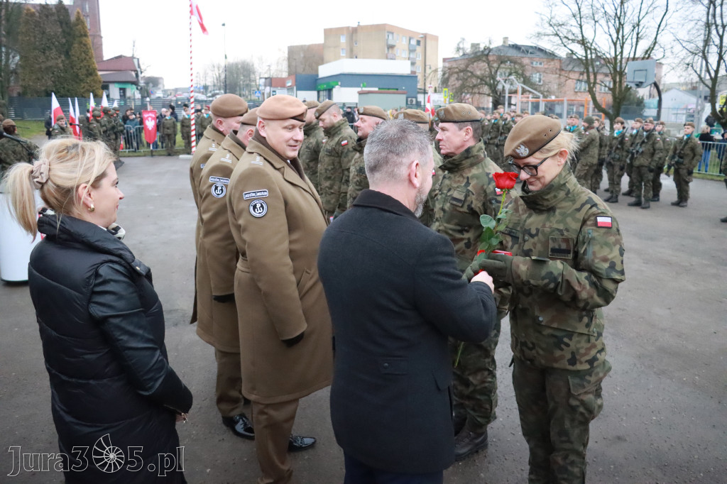 Fotorelacja: Uroczysta przysięga wojskowa 13. Śląskiej Brygady Obrony Terytorialnej w Myszkowie