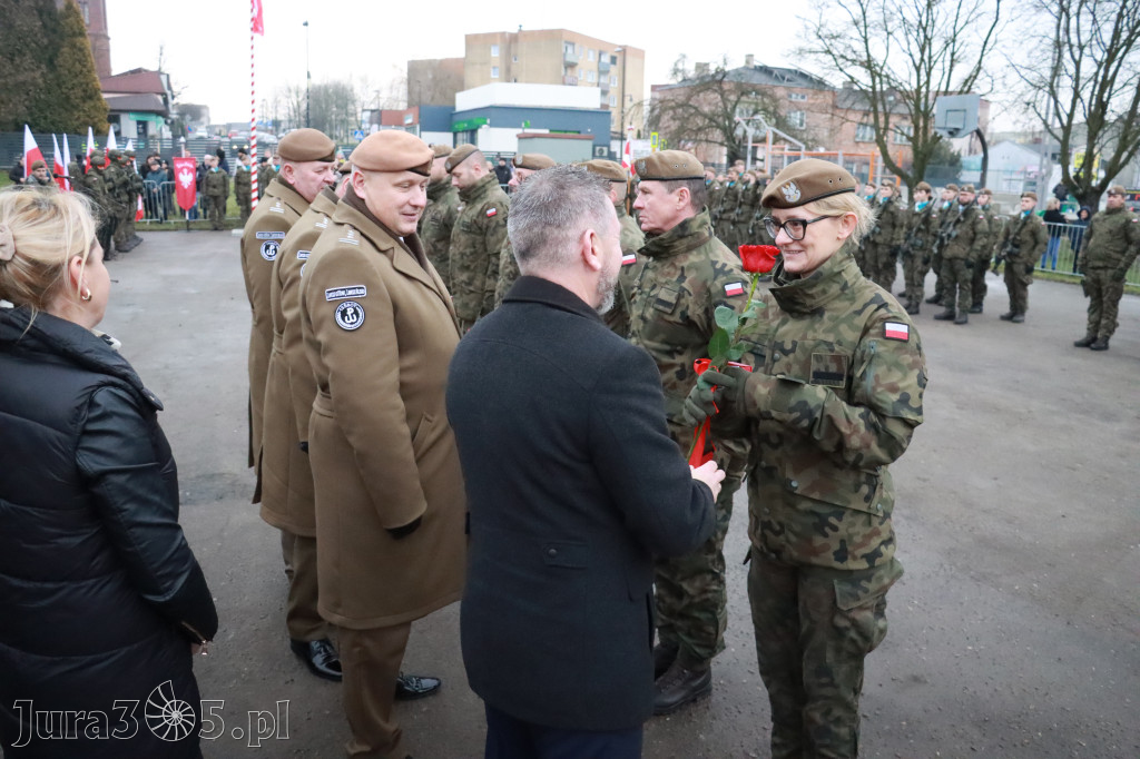 Fotorelacja: Uroczysta przysięga wojskowa 13. Śląskiej Brygady Obrony Terytorialnej w Myszkowie
