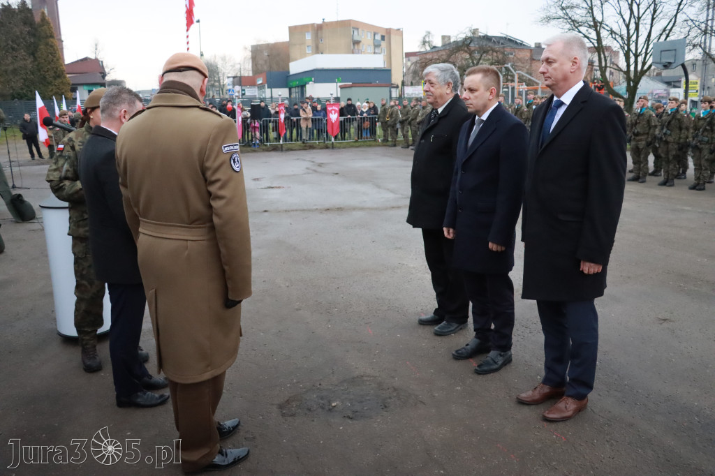 Fotorelacja: Uroczysta przysięga wojskowa 13. Śląskiej Brygady Obrony Terytorialnej w Myszkowie
