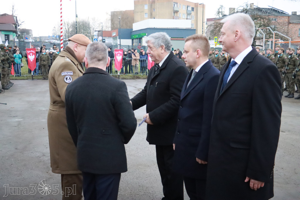 Fotorelacja: Uroczysta przysięga wojskowa 13. Śląskiej Brygady Obrony Terytorialnej w Myszkowie