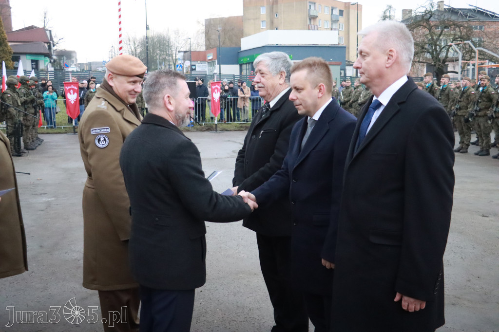 Fotorelacja: Uroczysta przysięga wojskowa 13. Śląskiej Brygady Obrony Terytorialnej w Myszkowie
